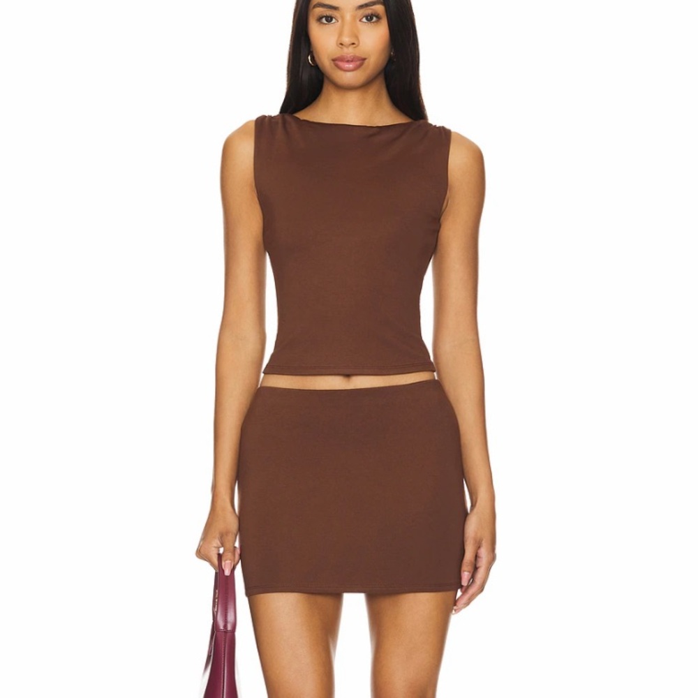 Lovers + Friends Brown Skirt